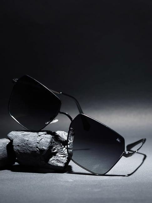 kz07 by kazo k700301blackna grey aviator sunglasses