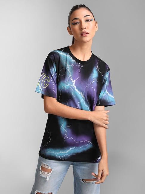 kz07 by kazo multicolor printed t-shirt