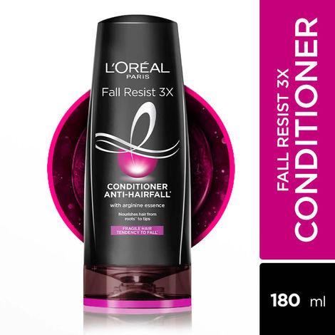 l’oreal paris fall resist 3x anti hair fall conditioner (180ml)