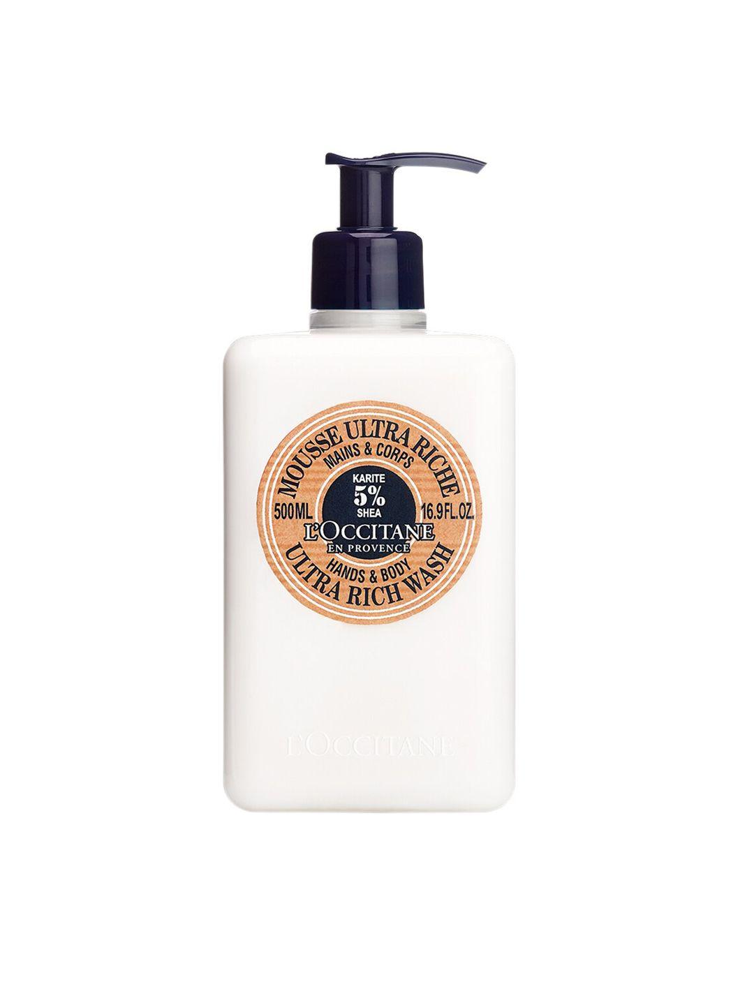 l'occitane en provence shea hands & body wash - 500 ml