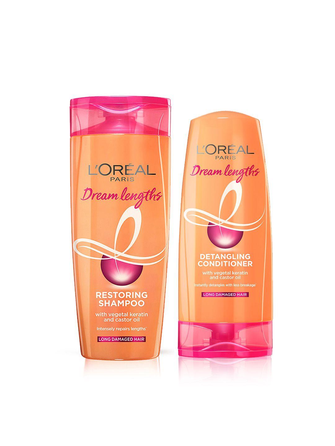 l'oreal paris dream length restoring shampoo 180ml & detangling conditioner 71.5ml