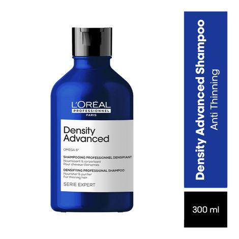l'oreal professionnel serie expert density advanced shampoo | for fine and thinning hair | adds bounce and volume | with omega-6 complex (300ml)
