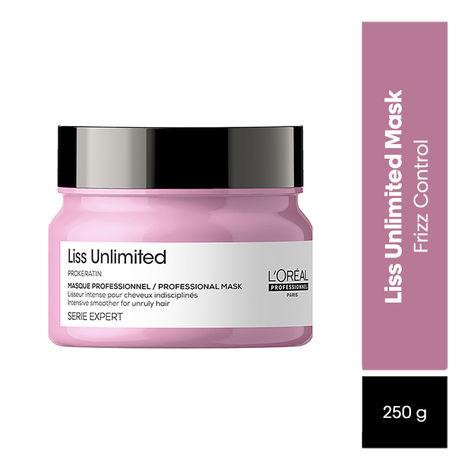 l'oreal professionnel serie expert liss unlimited mask | with pro-keratin complex (250gms)