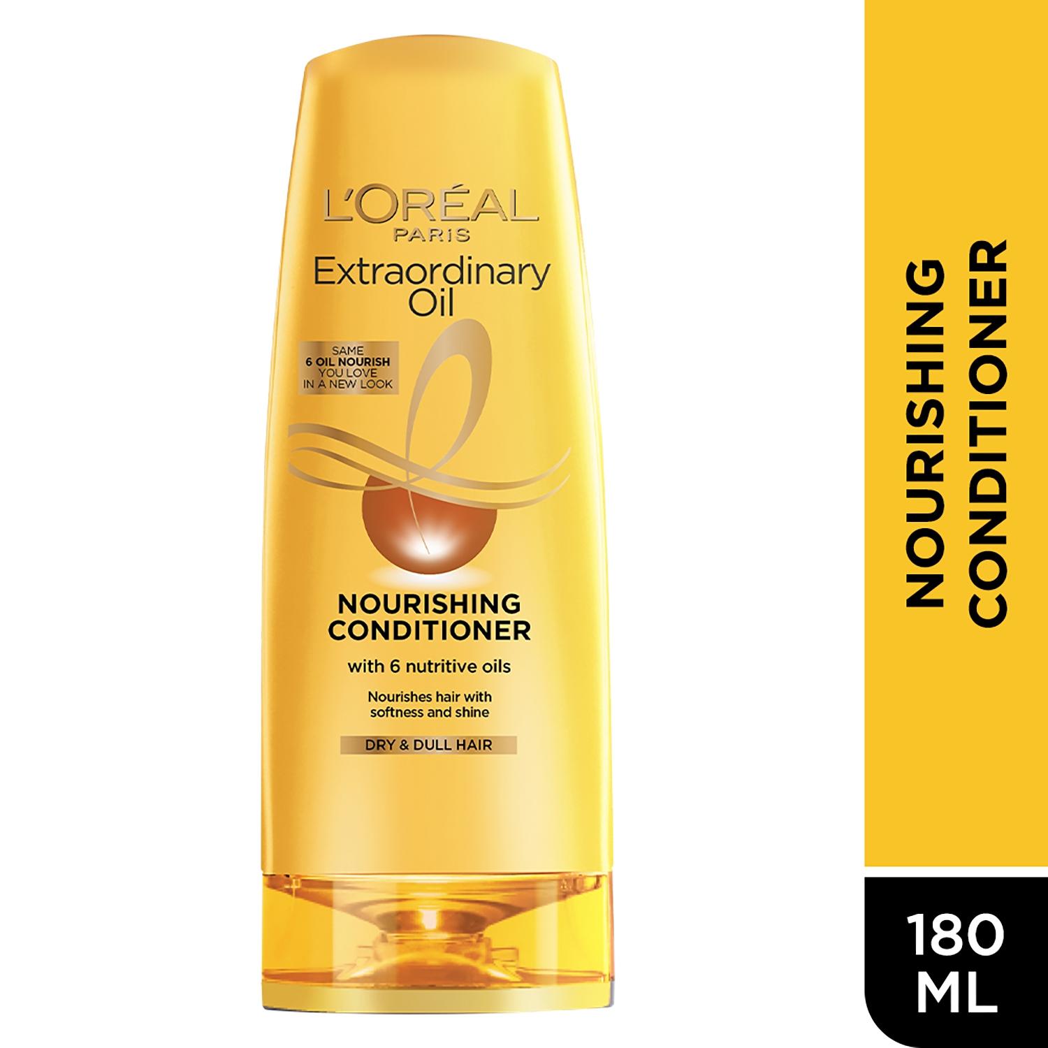 l'oreal paris extraordinary oil nourishing conditioner for dry & dull hair (180ml)