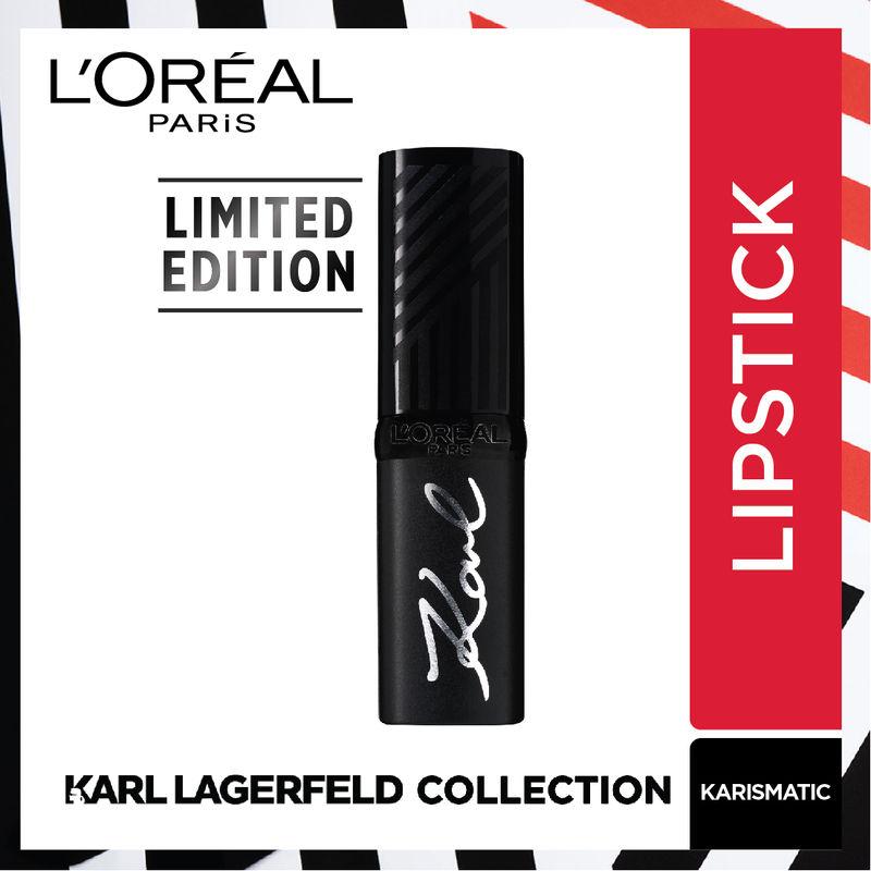 l'oreal paris x karl lagerfeld lipstick