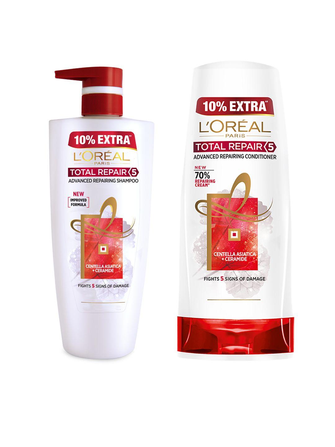 l'oreal total repair 5 advanced repairing shampoo & conditioner set