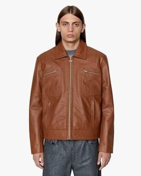 l-cale leather jacket