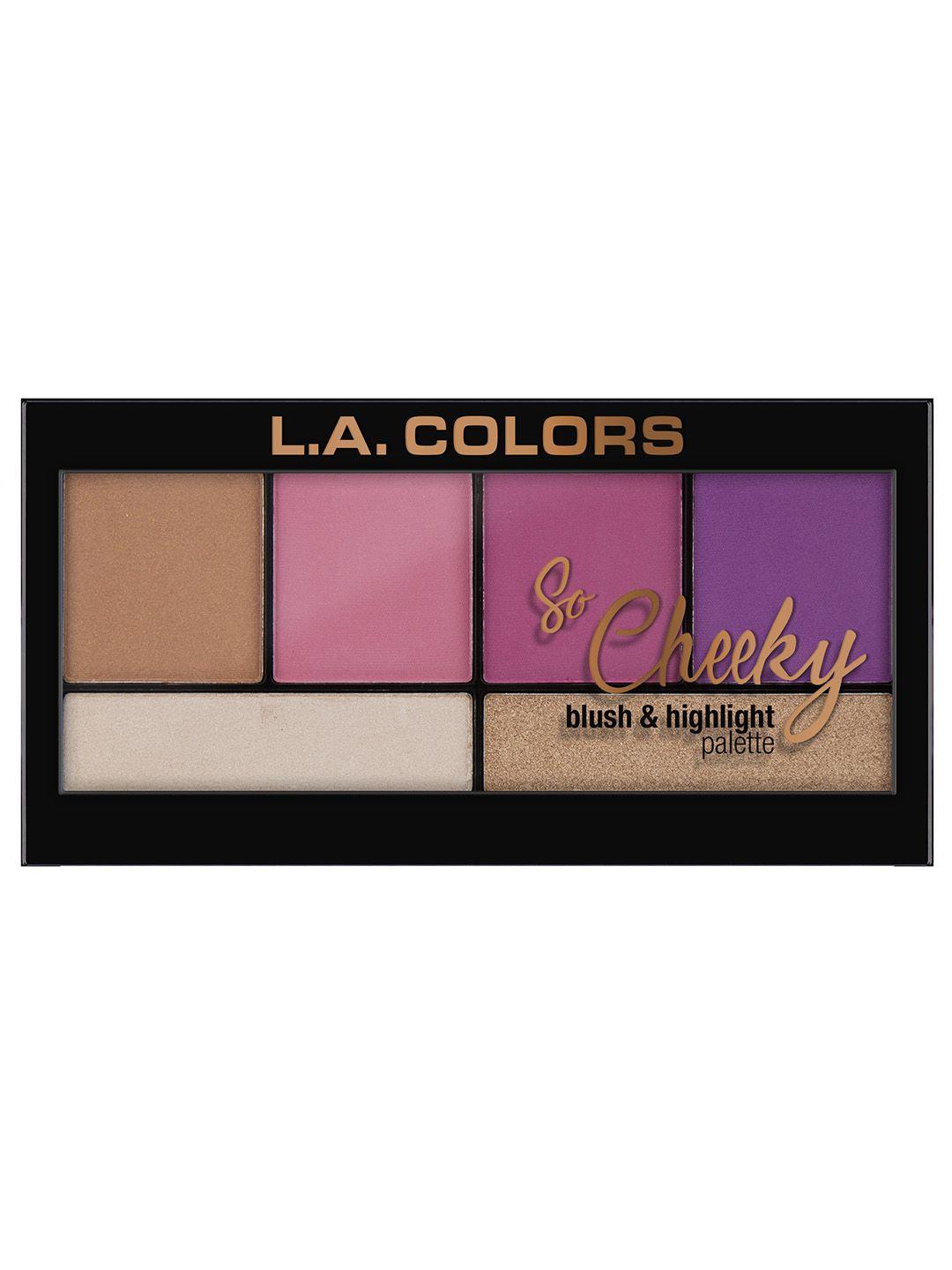 l.a colors c30463 sweet and sassy so cheeky blush and highlight palette 22 g
