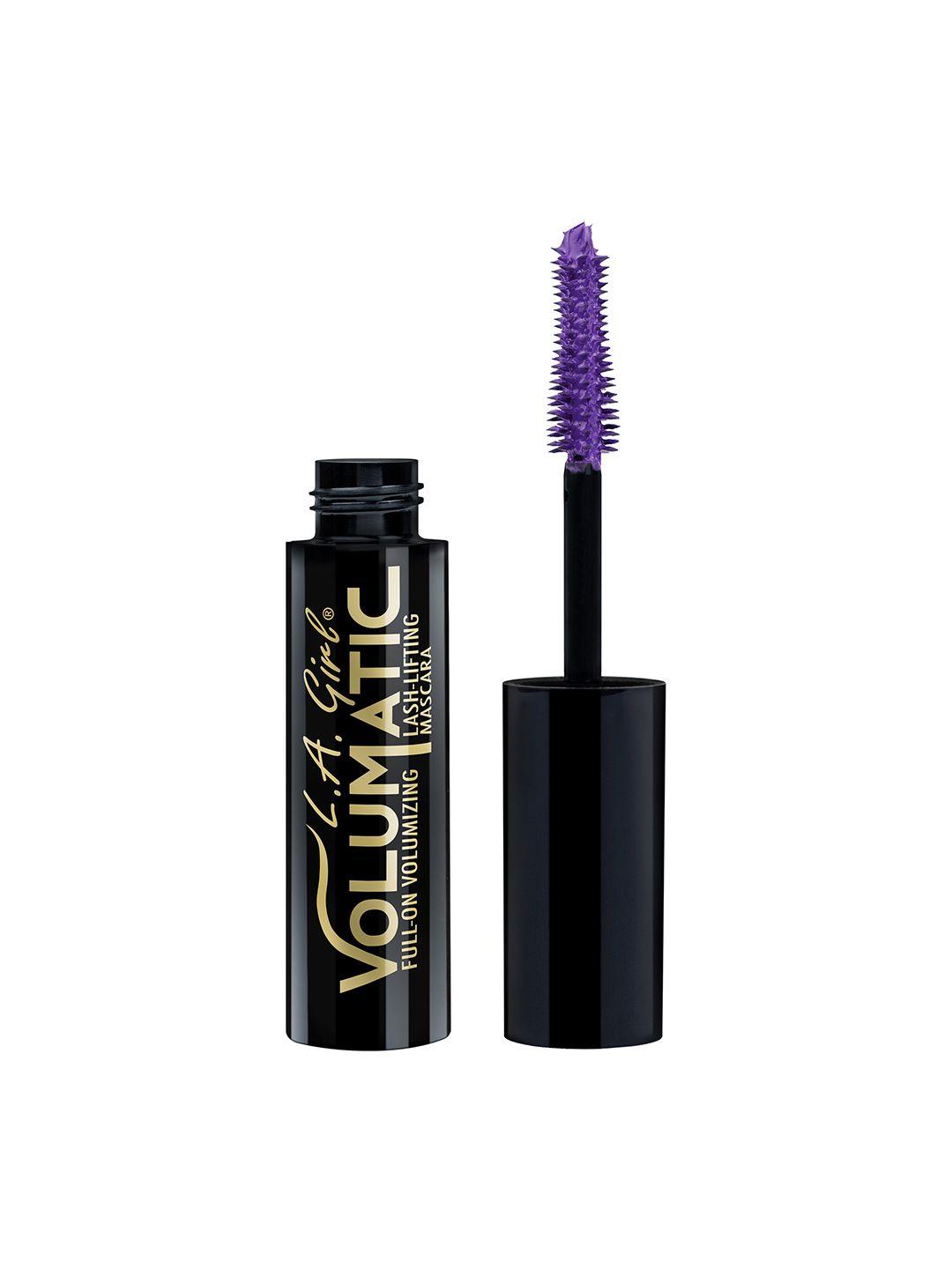 l.a girl volumatic full-on volumizing lash-lifting mascara 10 ml - purple