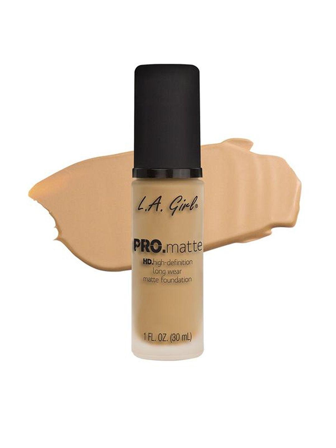 l.a girl beige hd pro.matte foundation glm673 30 ml