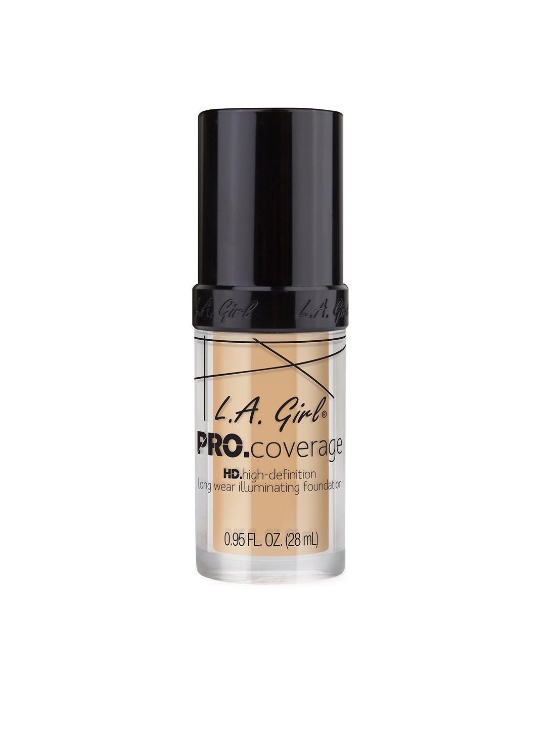 l.a girl glm642 fair pro coverage high definition long wear illuminating foundation