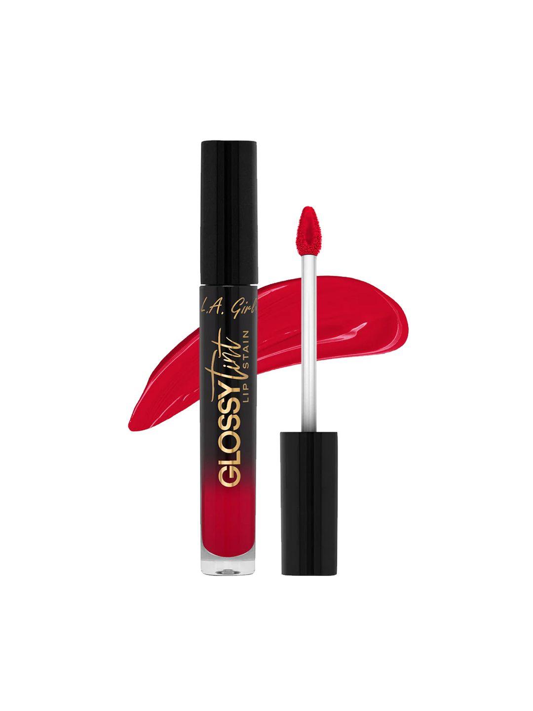 l.a girl glossy tint high-pigmented non-drying long-lasting lip stain 2.9g - addict