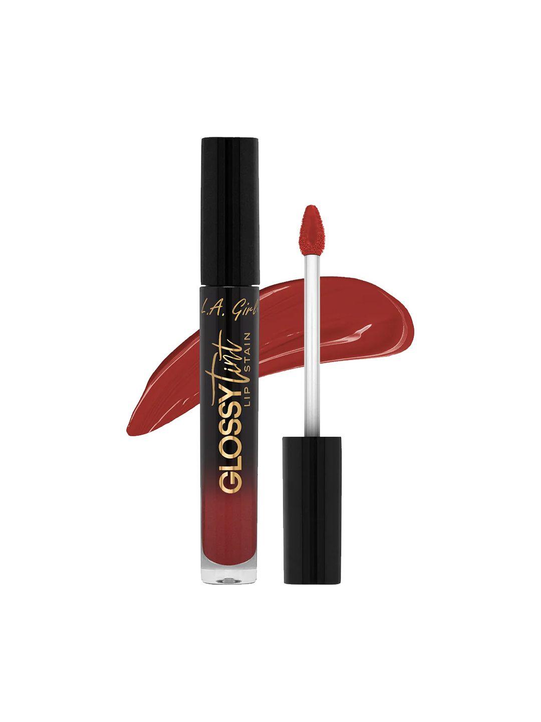 l.a girl glossy tint high-pigmented non-drying long-lasting lip stain 2.9g - adored
