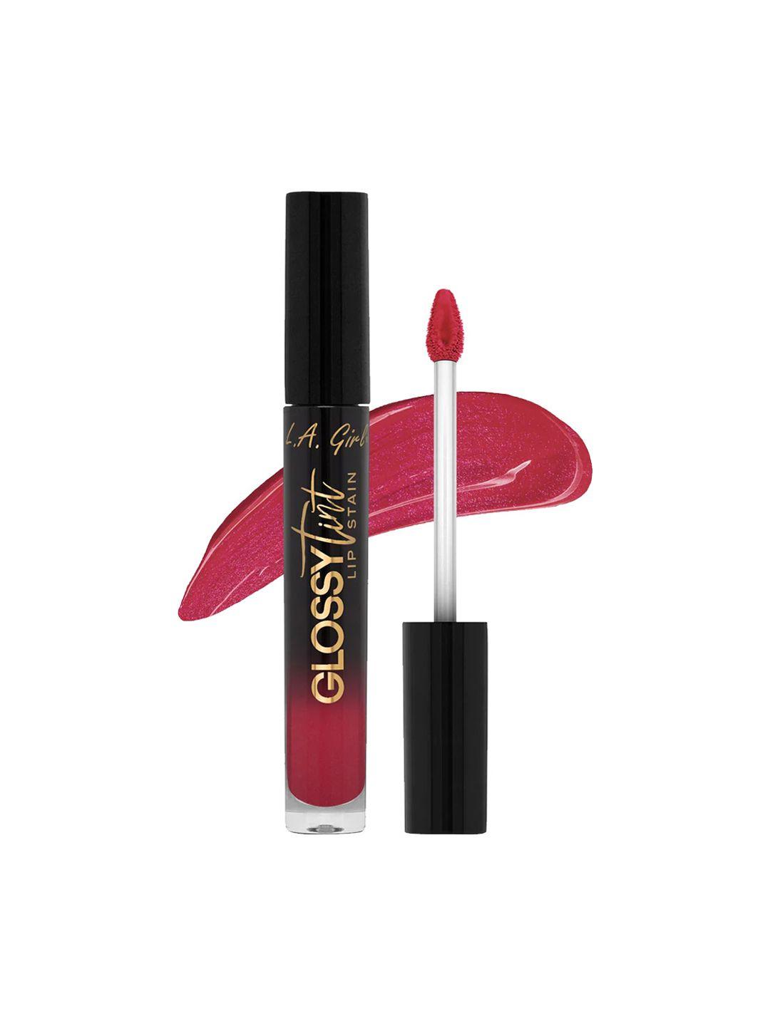 l.a girl glossy tint high-pigmented non-drying long-lasting lip stain 2.9g - sheer nightie