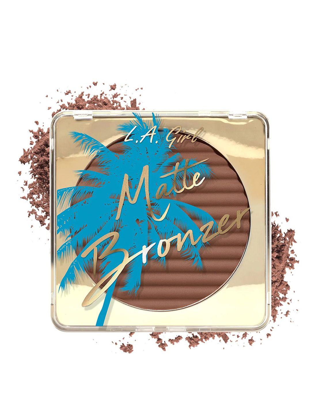l.a girl matte bronzer with coconut fruit extract & vitamin e - lost in paradise gbl414