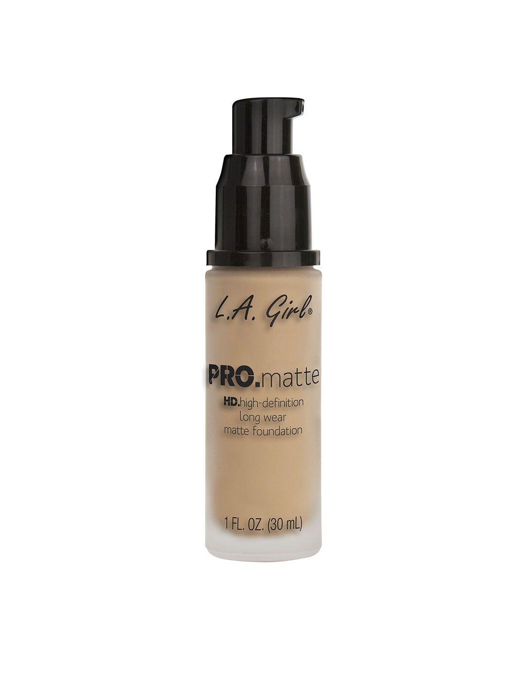 l.a girl pro color & pro matte foundation - nude