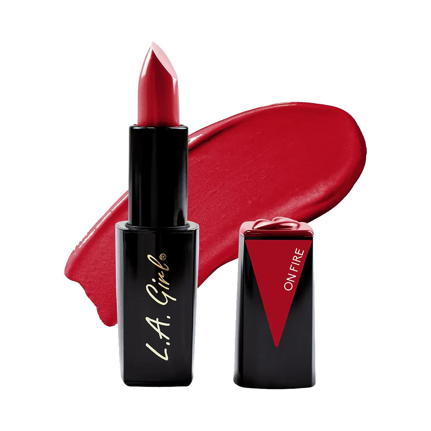l.a. girl lip attraction lipstick - onfire (3.2g)