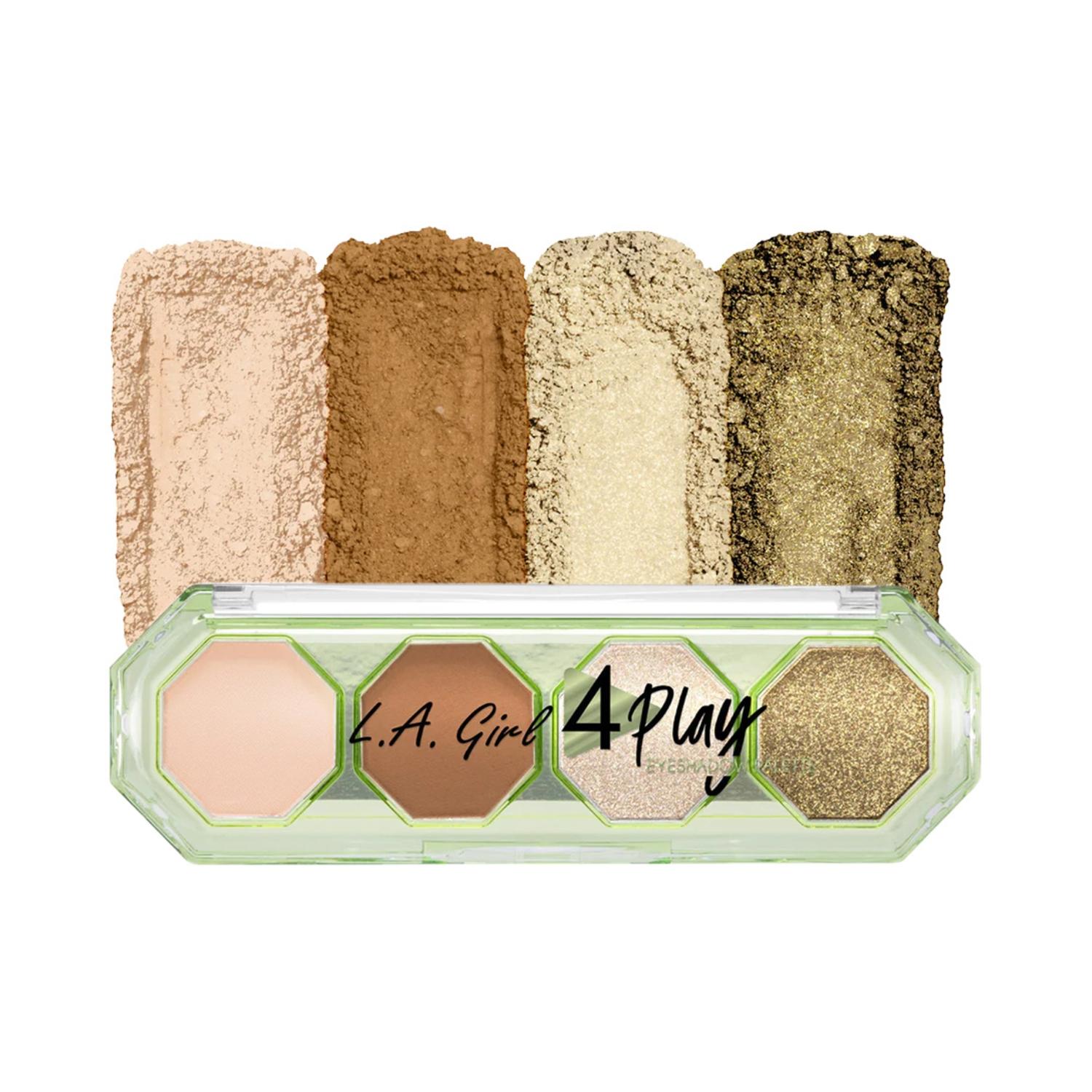 l.a. girl 4 play eyeshadow palette - ges233 cowgirl (3.2g)