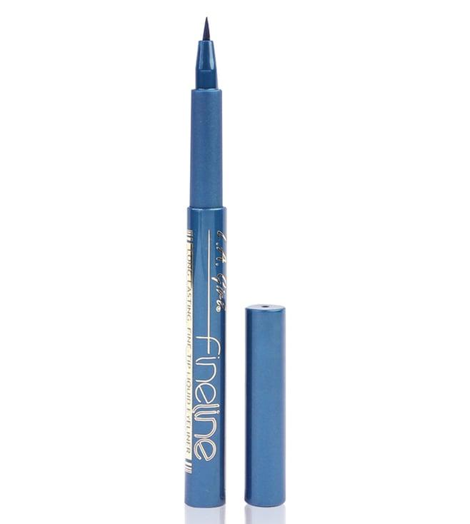 l.a. girl fineline long lasting, fine-tip liquid eyeliner dark blue - 1.1 ml