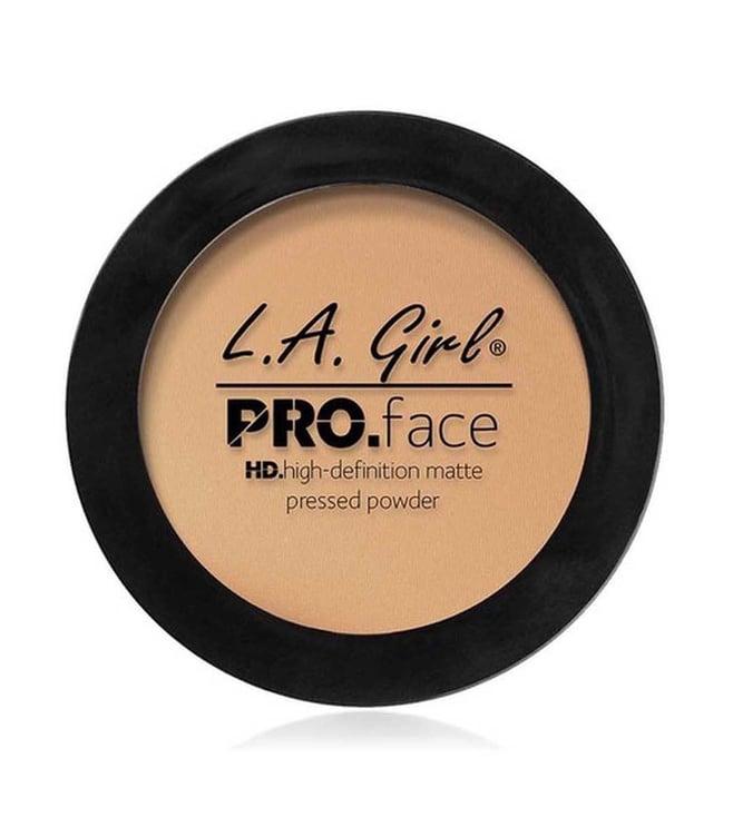 l.a. girl hd pro face pressed powder soft honey - 7 gm
