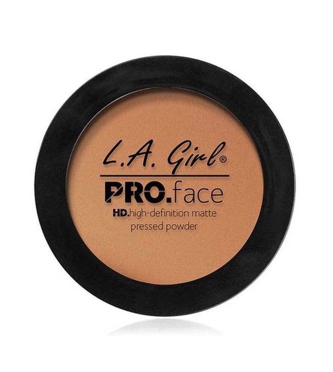 l.a. girl hd pro face pressed powder toffee - 7 gm
