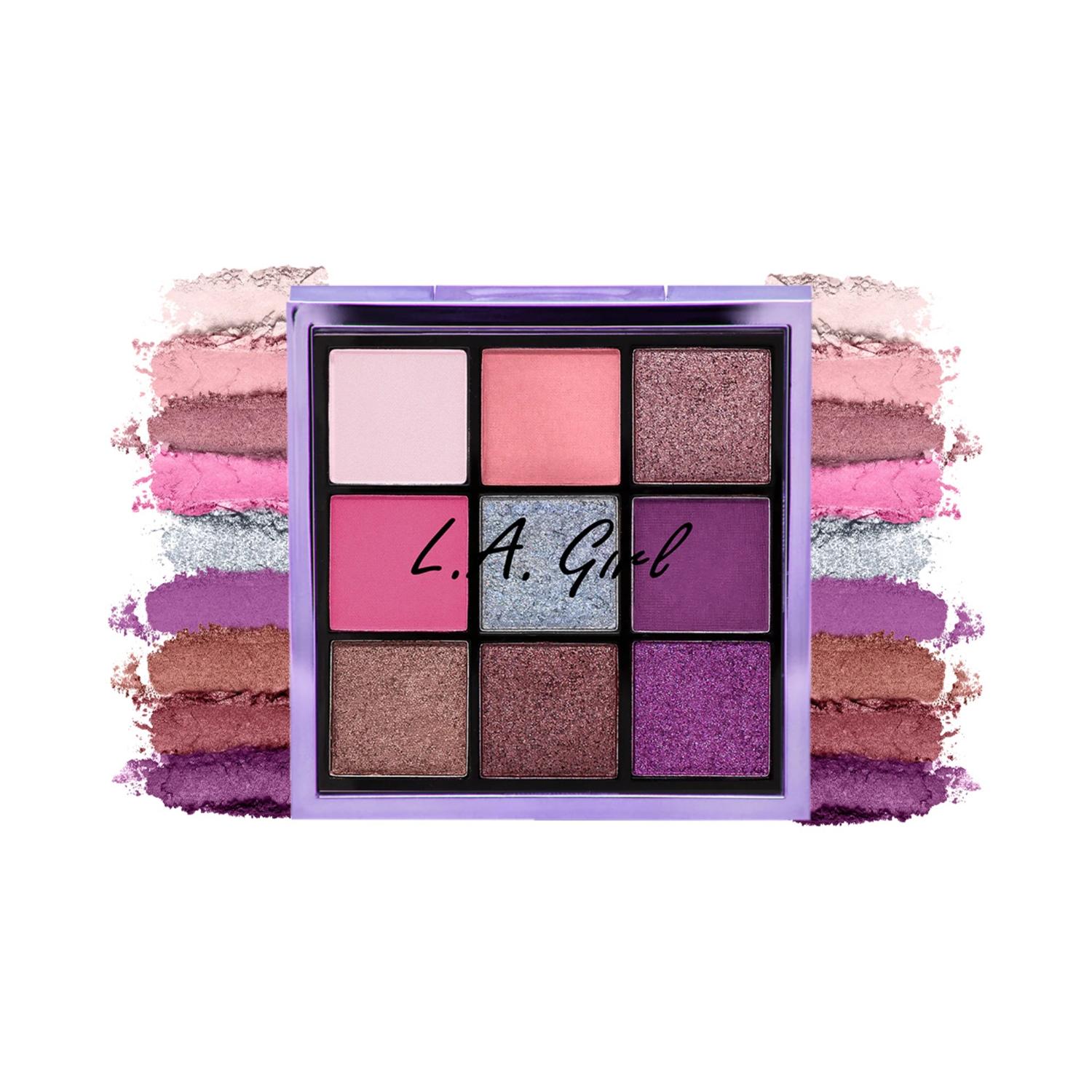 l.a. girl keep it playful 9 color eyeshadow palette - ges436 playtime (14g)