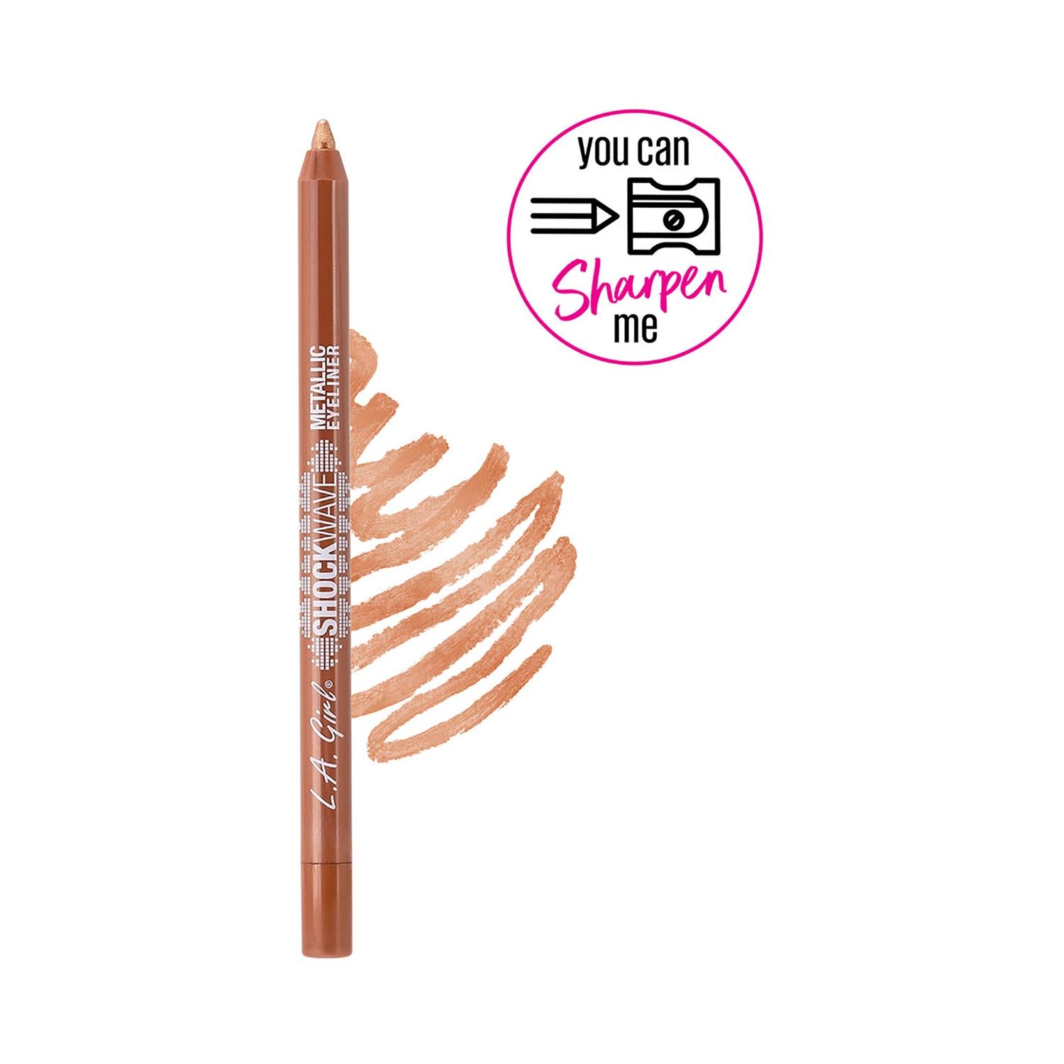 l.a. girl shockwave metallic eyeliner - penny (1.2g)