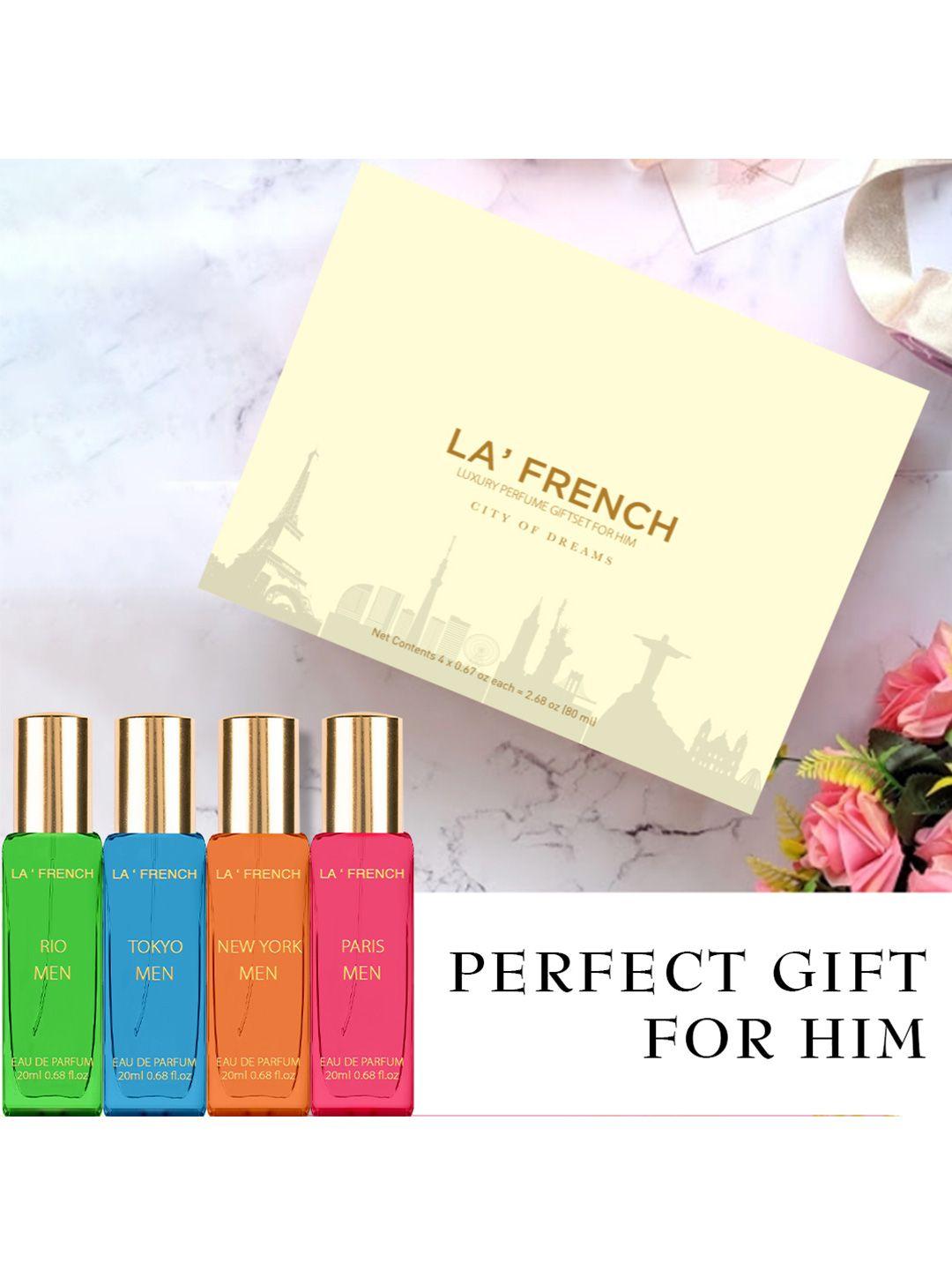 la french men city of dreams luxury eau de parfum gift set - 80 ml