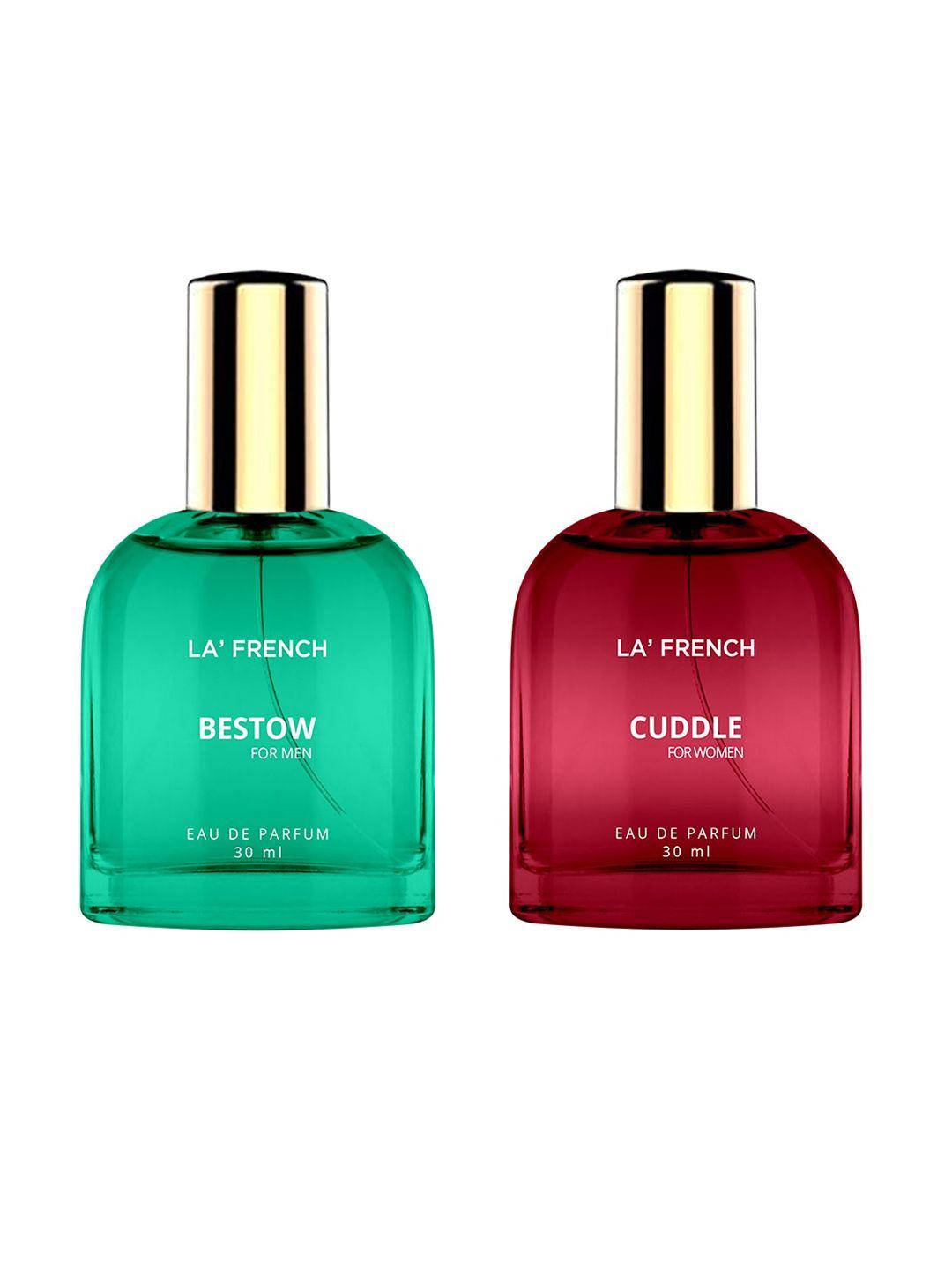 la french set of 2 eau de parfum 30ml each - bestow & cuddle