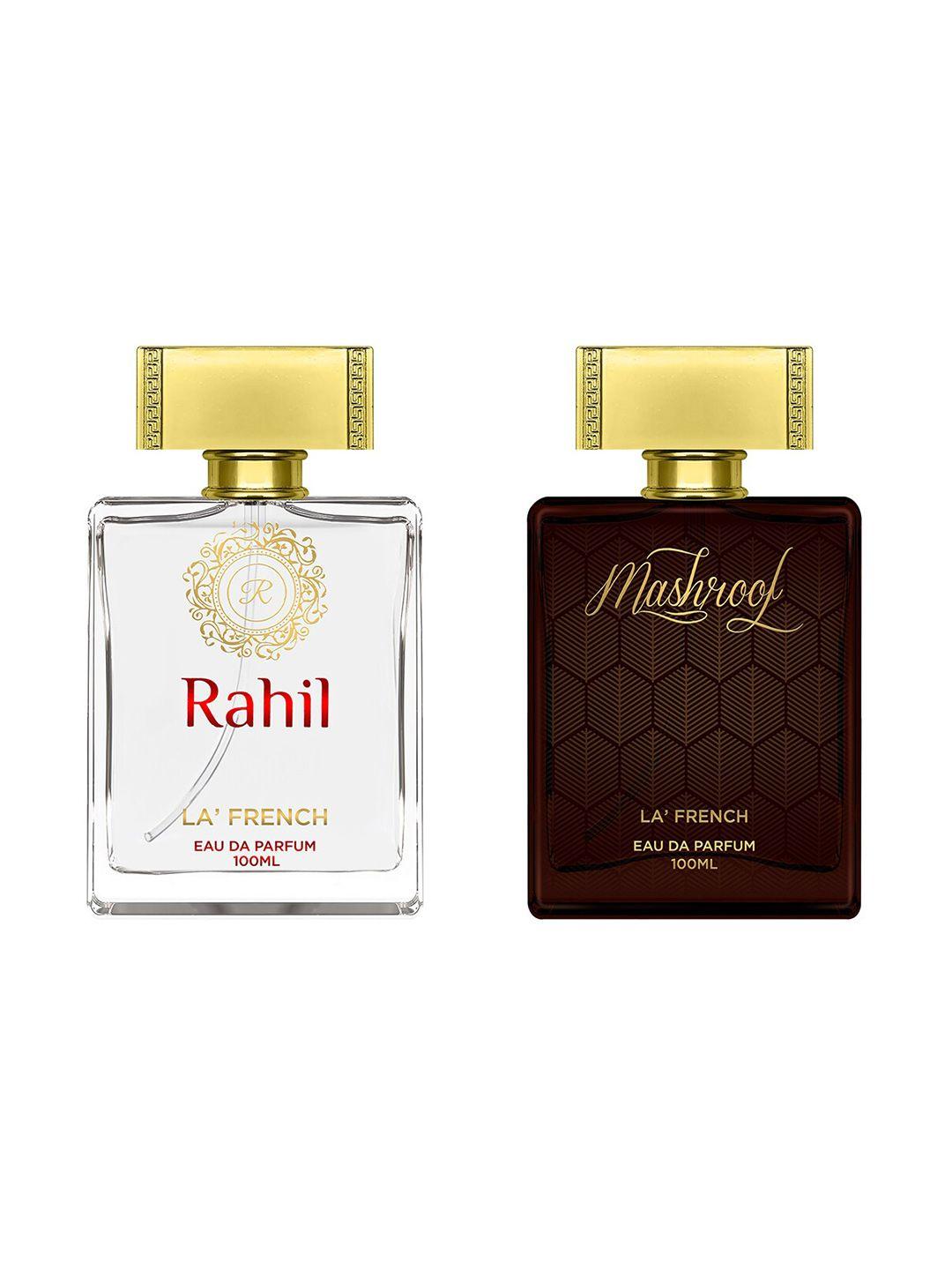 la french set of 2 rahil & mashroof eau de parfum - 100ml each