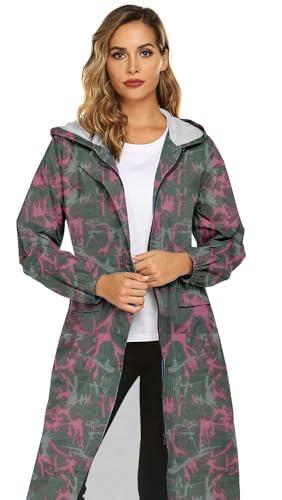 la' exclusivite waterproof raincoat for womens (fabulous grey mix)