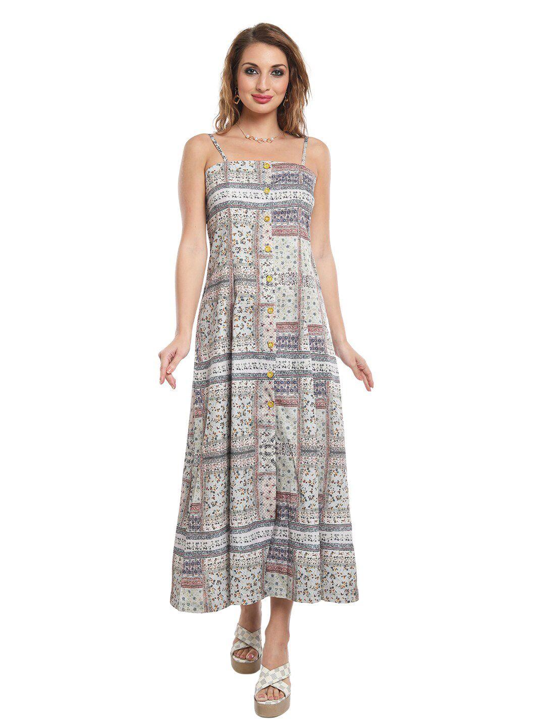 la aimee grey ethnic motifs maxi dress