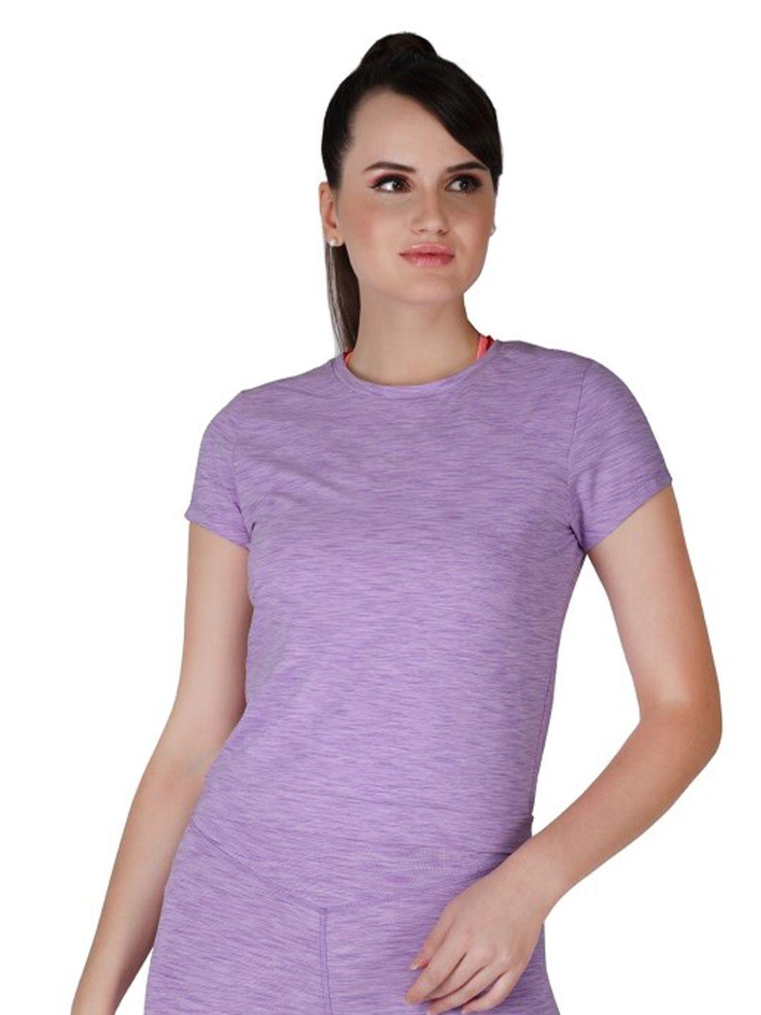 la aimee purple solid top