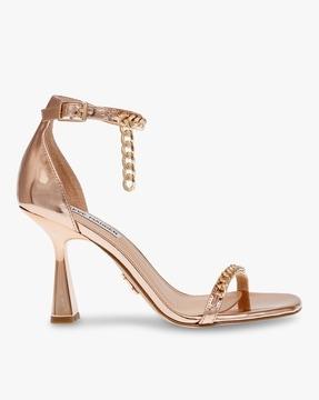 la bomba chunky heeled sandals