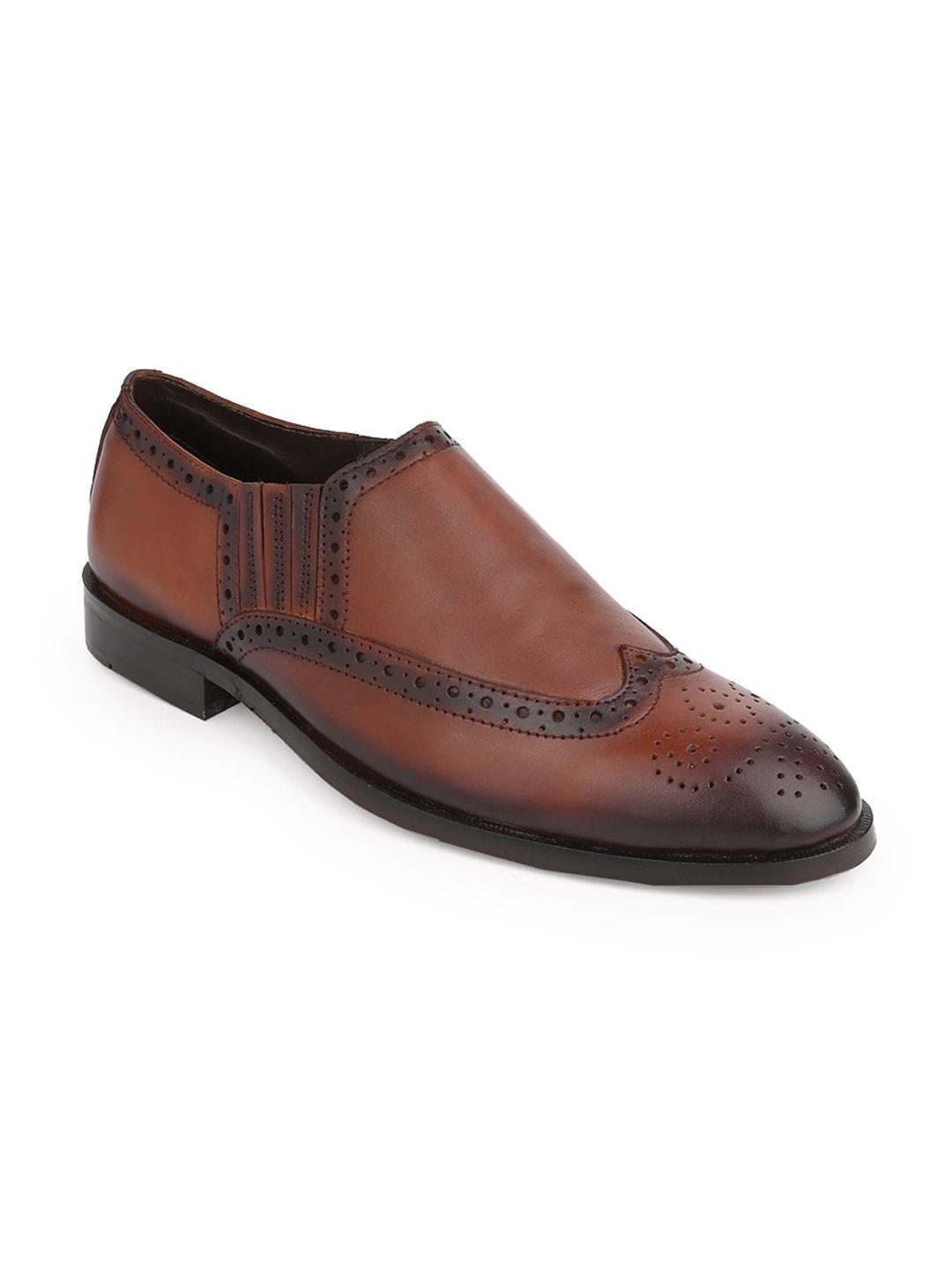 la botte men textured leather formal loafers