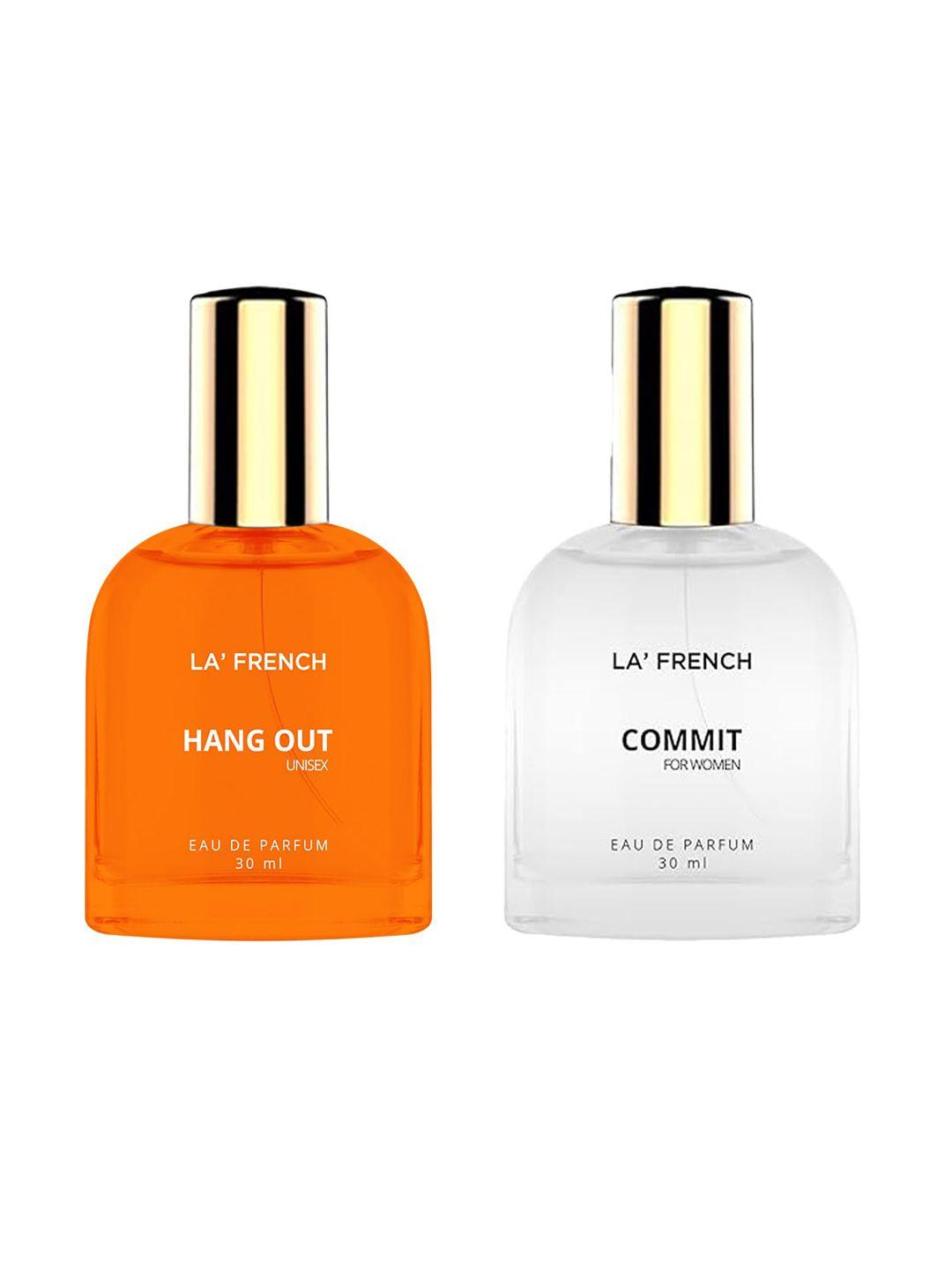 la french 2-pcs commit & hang out long lasting eau de parfum - 30ml each