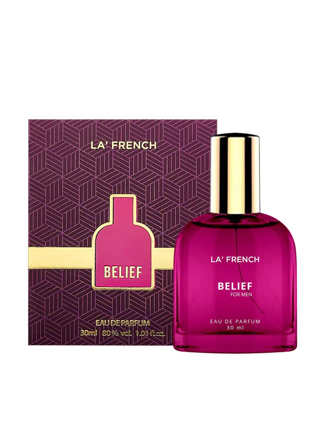 la french 2-pcs hitched & belief long lasting eau de parfum - 30ml each