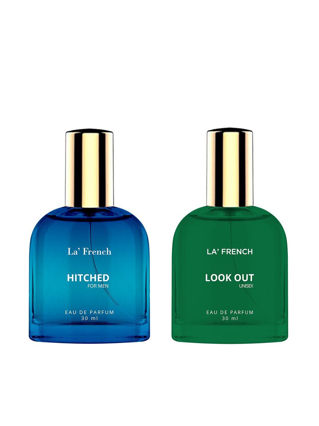 la french 2-pcs hitched & look out long lasting eau de parfum - 30ml each