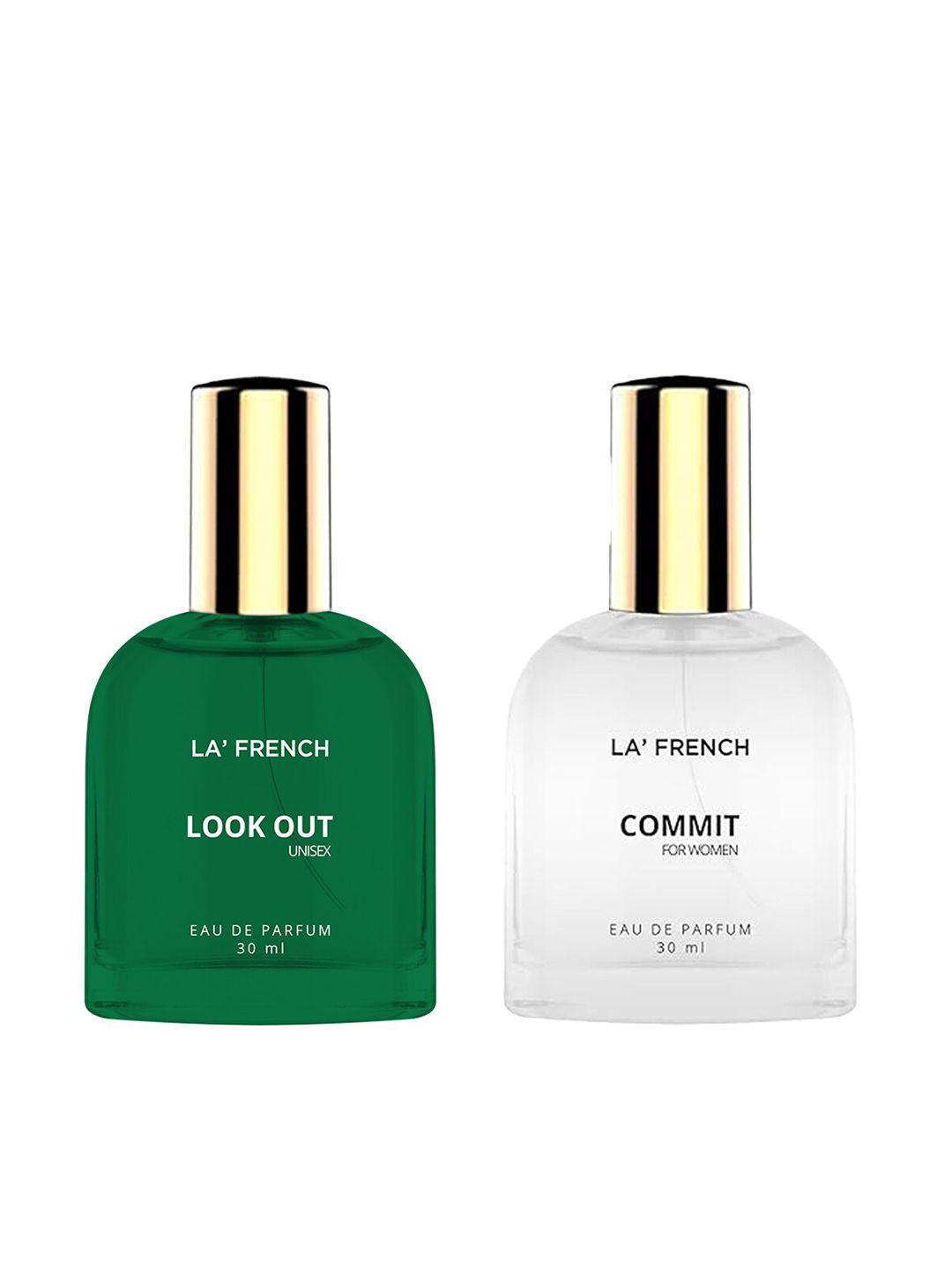 la french 2-pcs look out & commit long lasting eau de parfum - 30ml each