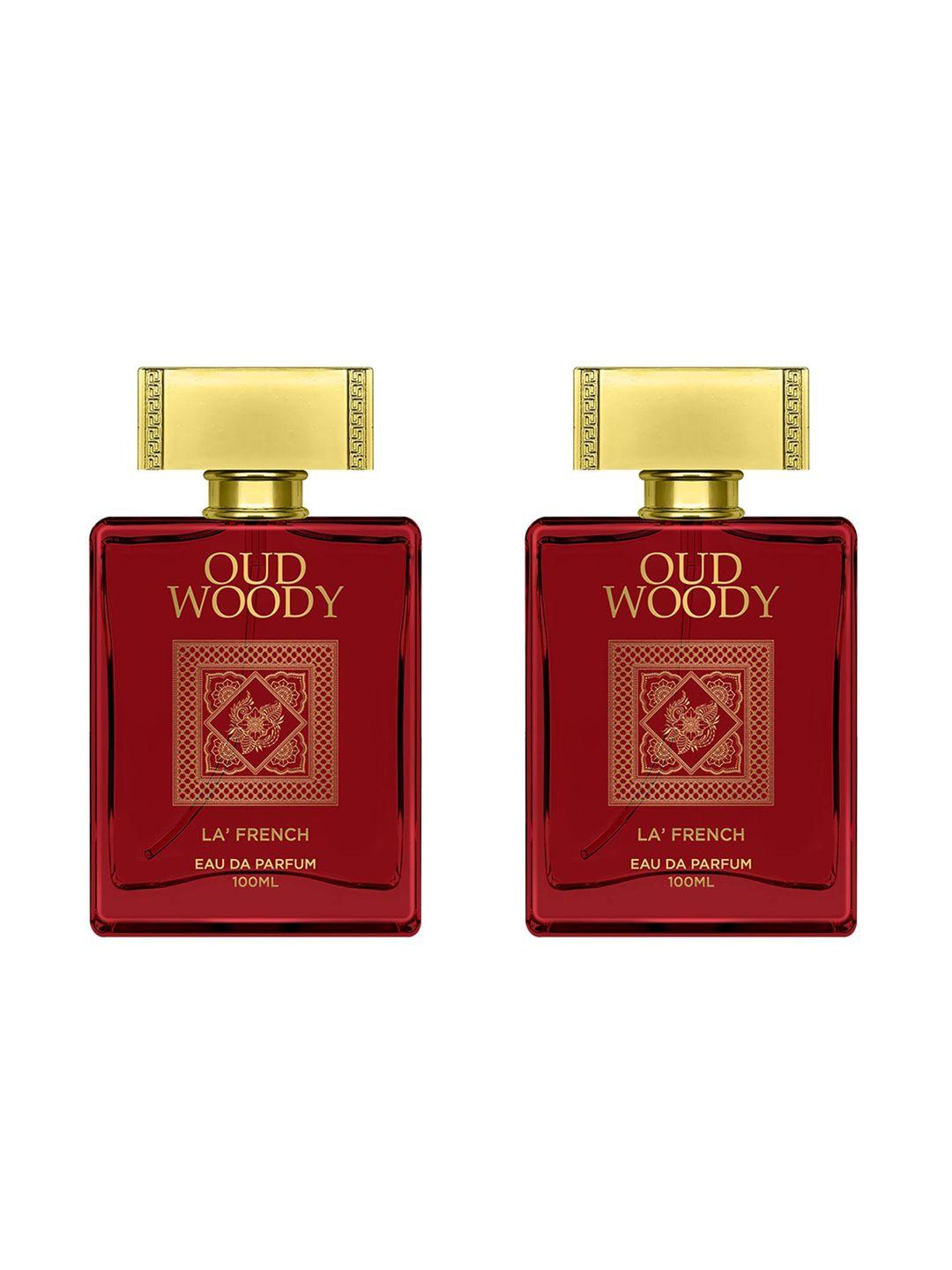 la french men set of 2 oud woody eau de parfum - 100ml each