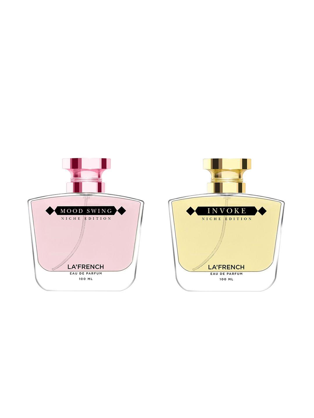 la french mood swing & invoke 2-pcs long lasting eau de parfum - 100ml each