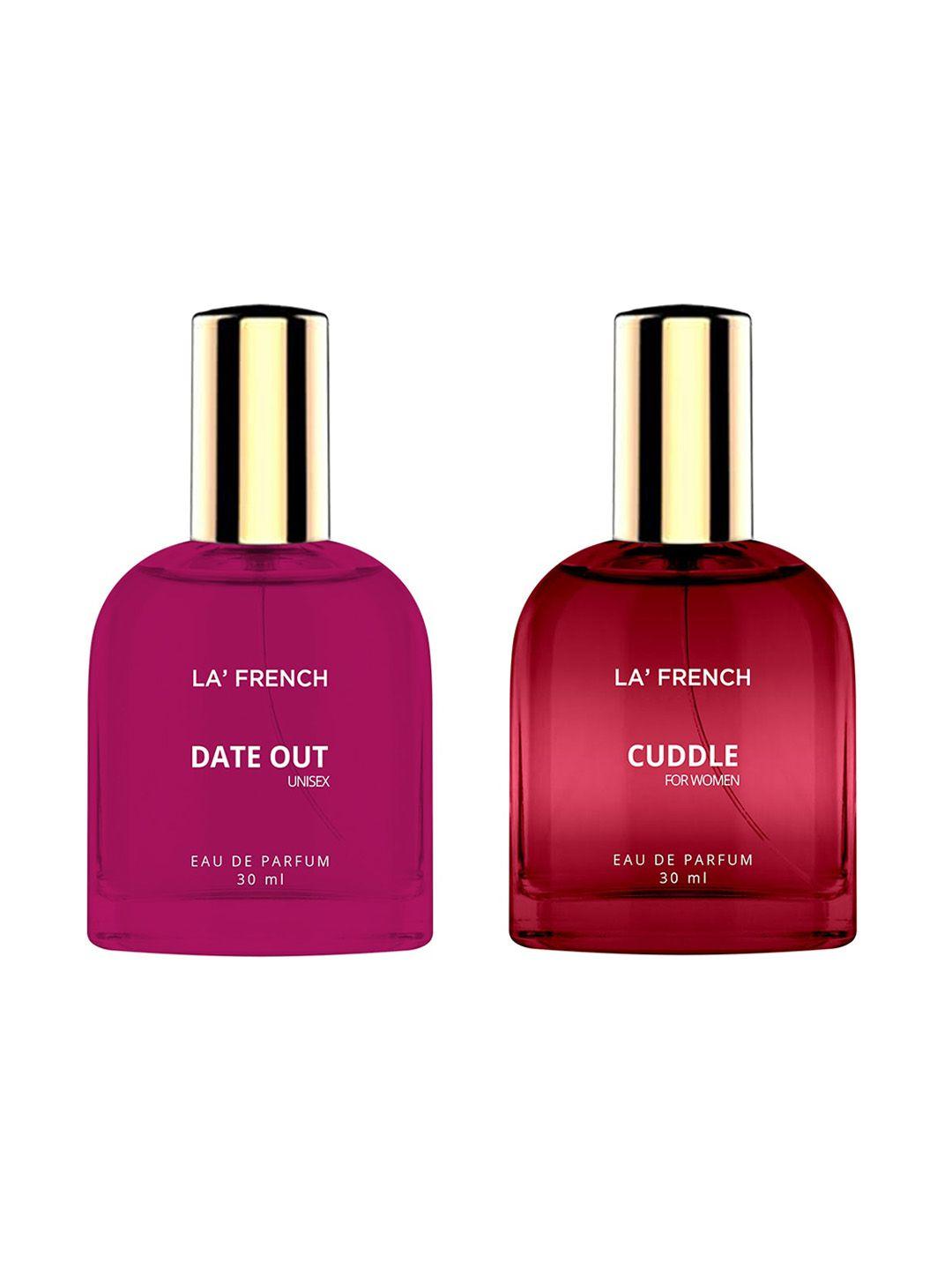 la french set of 2 date out-cuddle eau de parfum - 30ml each