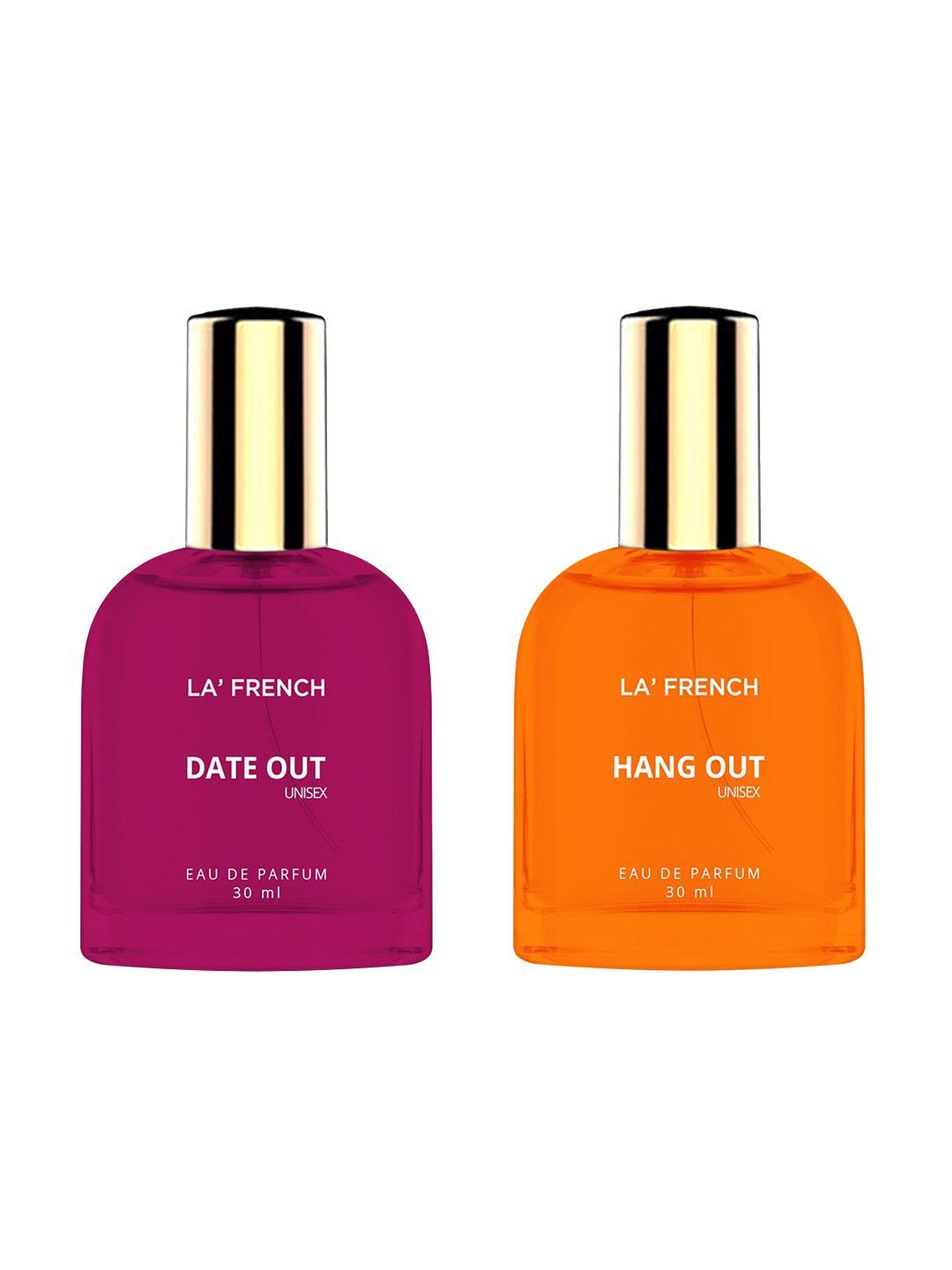 la french set of 2 date out-hang out eau de parfum - 30ml each