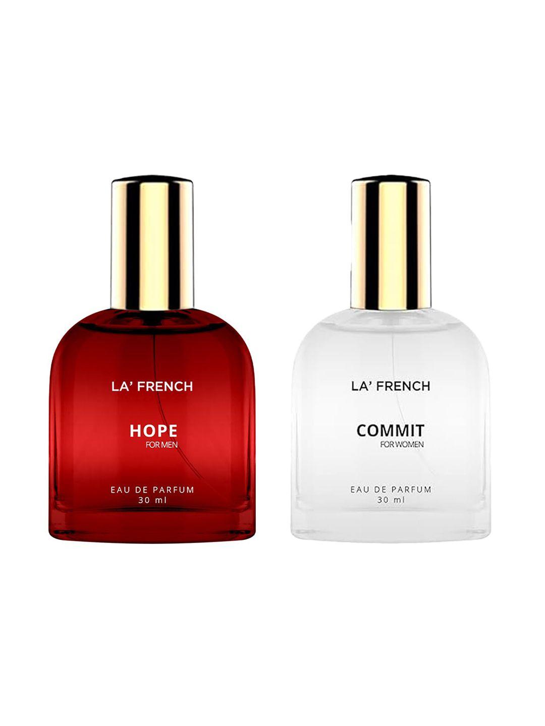 la french set of 2 eau de parfum 30ml each - hope & commit
