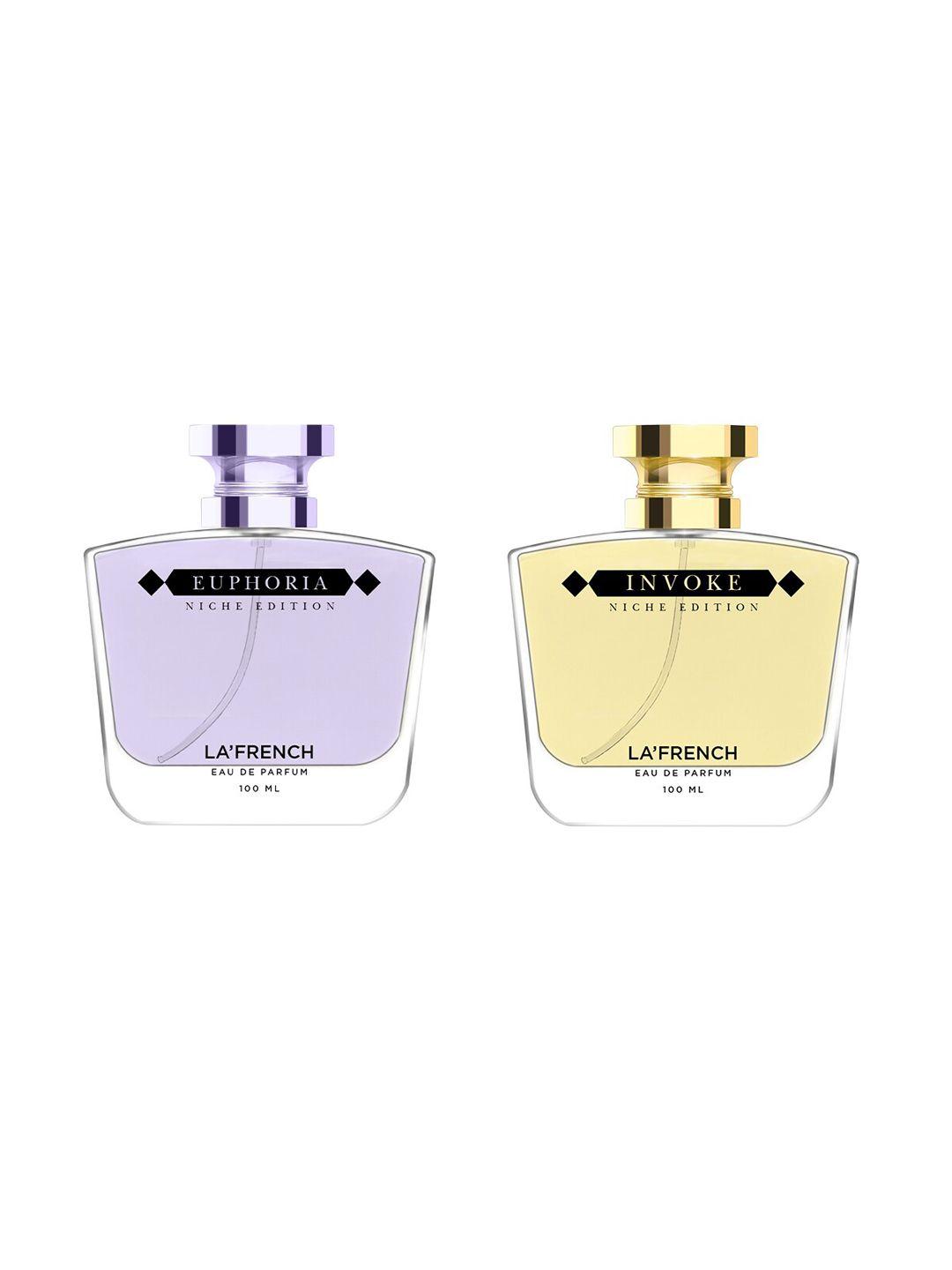 la french set of 2 euphoria & invoke eau de parfum - 100ml
