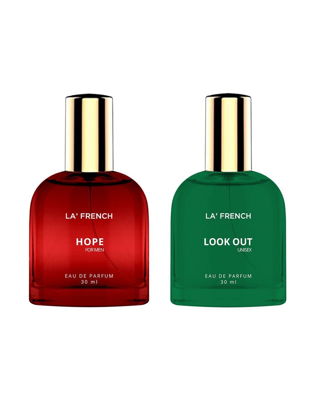 la french set of 2 hope & look out eau de parfum - 30ml each