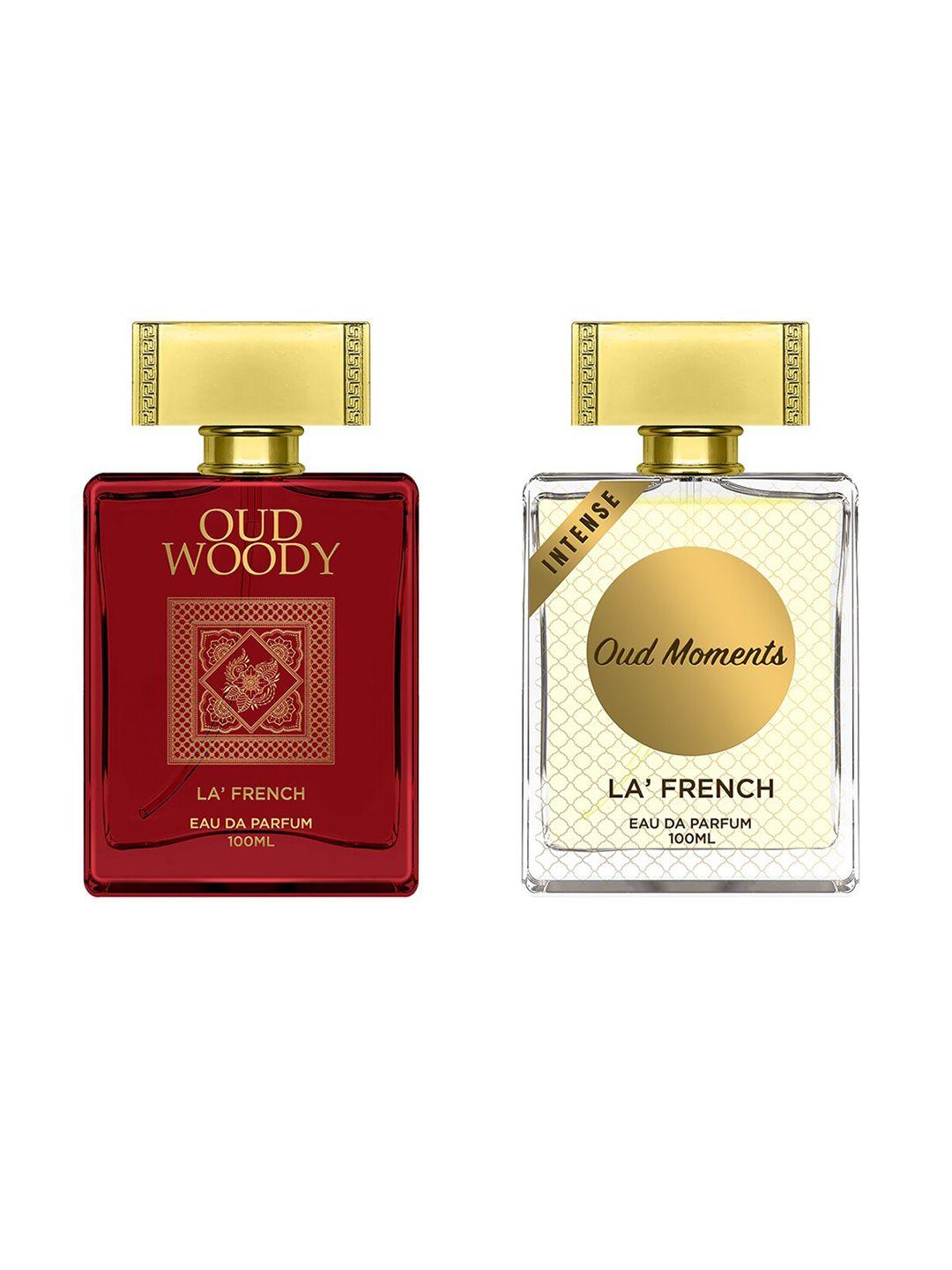 la french set of 2 oud woody & oud moments eau de parfum - 100ml each