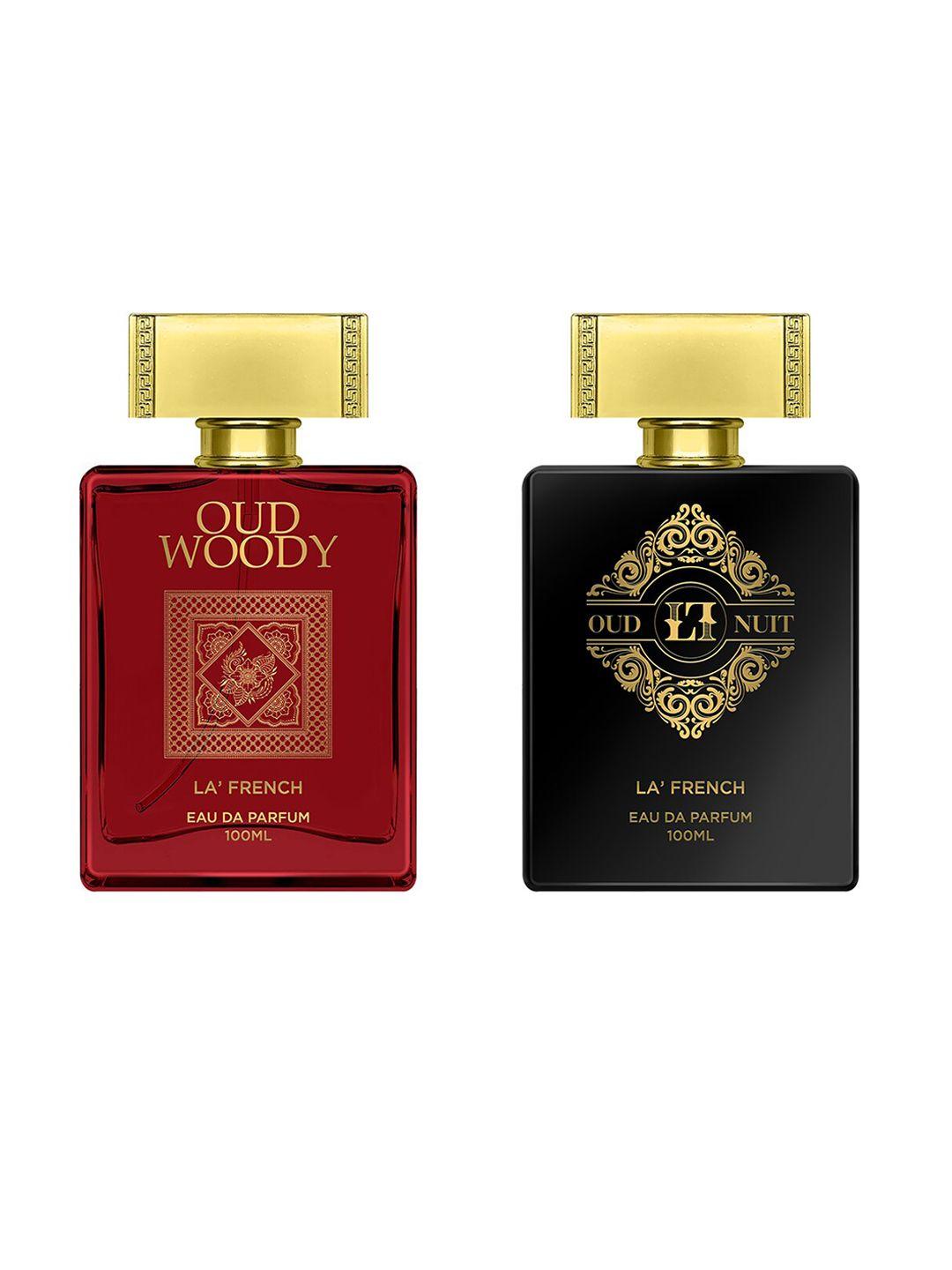 la french set of 2 oud woody & oud nuit eau de parfum - 100ml each