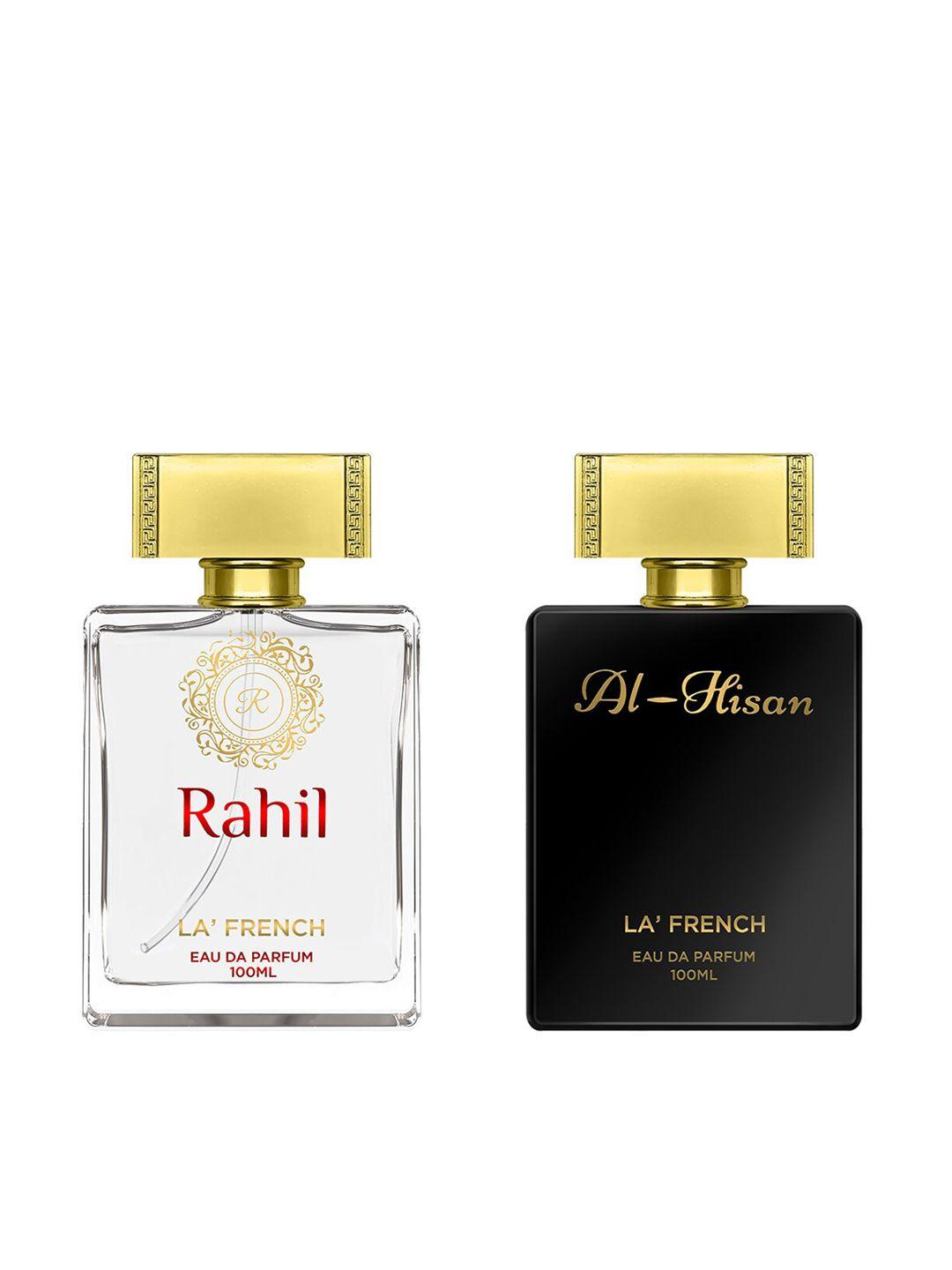 la french set of 2 rahil & al hisan eau de parfum - 100ml each