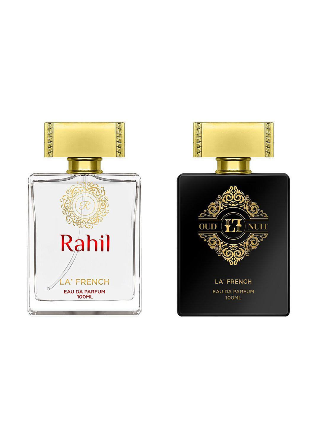 la french set of 2 rahil & oud nuit eau de parfum - 100ml each